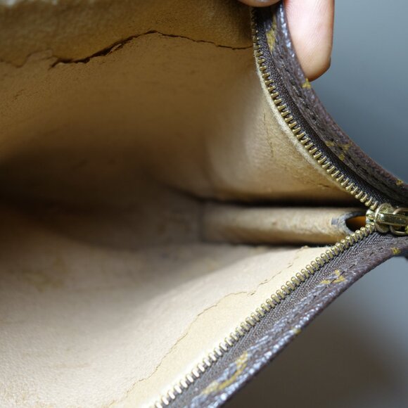 Vtg Louis Vuitton Monogram Posh Toilette 26 Cosmetic Pouch, Size 9 in x 9.5 in - Picture 14 of 16